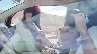 Stranger masturbates and cum on a passerby after cutting his dick in the street