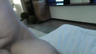 A step mom gets her pussy railed and cummed on