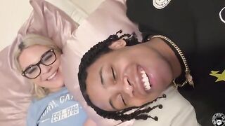 The fat ass of a PAWG gets slammed by her roommate’s monster cock