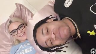 The fat ass of a PAWG gets slammed by her roommate’s monster cock