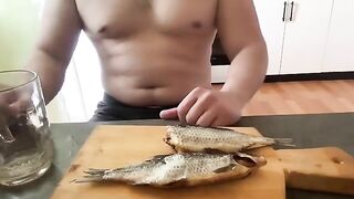The cute baby came back from school and was fucked by her stepfather