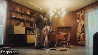 A college girl is being fucked by her mild mannered tutor