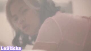 Hot Asian teen gets her pussy filled with sticky cum and juices