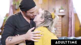 Aiden Ashley gets permission to fuck on the first date with Nathan Bronson