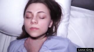 A girl with an angel face becomes a wild cumslut - College Dorm Scene