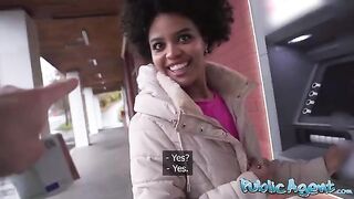 A Brazilian girl agreed to fuck outdoors for cash in a steamy Public Agent scene