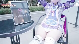 Thick Thighs Massage Smut with Genshin Impact's Qiqi in 60fps