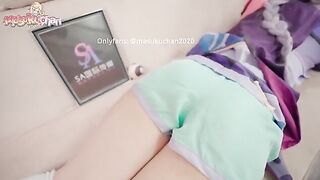 Thick Thighs Massage Smut with Genshin Impact's Qiqi in 60fps
