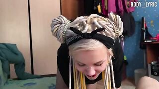 My neighbor is a real bombshell, offered to suck my cock passionately!