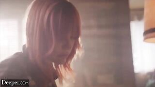 The cute girl played a sadistic game with her boyfriend, exploring deeper desires