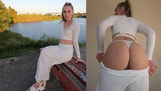 A cute girl met a guy on the dating app and went on a date