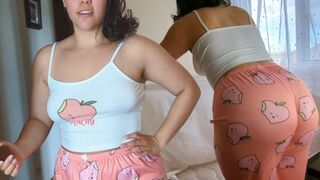 MILF with big ass plays a game with her stepson to fuck him