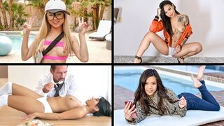 Little Asian cuties compilation with Ember, Honey, Lulu, and Vina