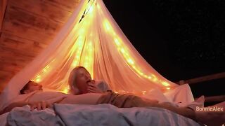 Romantic sex with a view, long foreplay, and a special finish by Homemade