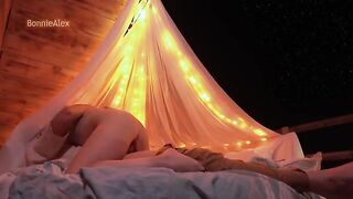 Romantic sex with a view, long foreplay, and a special finish by Homemade