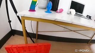 The luckiest guy in the world fucked petite camgirl Keira Heart