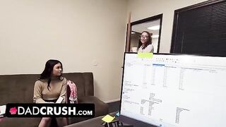Dirty stepdad gets seduced by his Asian stepdaughter and her employee