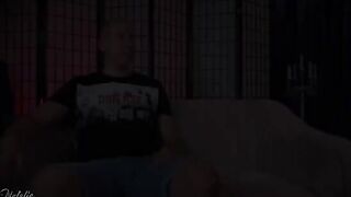 My girlfriend's pervert stepdad fucks her wet pussy and sloppy mouth