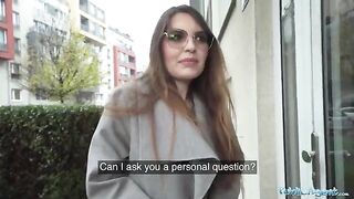 Stranger picked up a babysitter and fucked her in her apartment