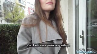 Stranger picked up a babysitter and fucked her in her apartment