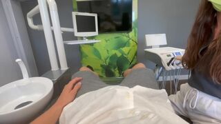 Beautiful girl has a rough sex with her dentist in POV style