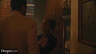Deep and sensual sex with a stunning burlesque dancer at an afterparty