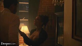 Deep and sensual sex with a stunning burlesque dancer at an afterparty