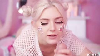 All cute girls love to get cum on their faces