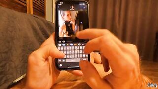 A guy arranged a sexy surprise for his girlfriend, fulfilling her wildest desires