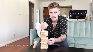 Two hot guys fucked my sister's two friends on her bed, an intense scene