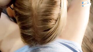 My stepsister seduced me at dinner and got a creampie