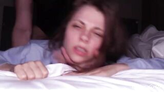 The Perfect Girlfriend - Petite Teen Gets Her Pussy Crushed