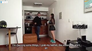 Aglaia Spicy delivers her ass at a friend's house in ANAL CREAMPIE