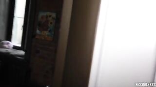 Babe with big tits gets fucked hard by a teen dick