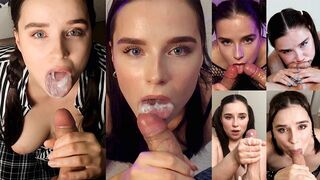 A juicy compilation of blowjobs and cumshots to enjoy completely