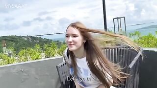 Met a beautiful girl on vacation and fucked her in hotel room