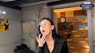 Guy spied on his stepmom in the shower and fucked her hard