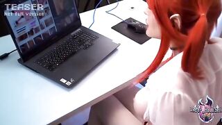 A sexy elf girl plays with her favorite toy in a steamy scene