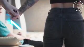 A husband hired a guy to watch his wife get fucked by two guys