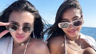 We seduced a boat captain for delicious cum, an unforgettable threesome on the high seas!