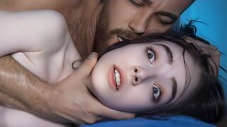 A shy young girl gets fucked by her dad with his huge cock