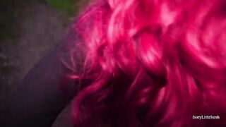 Babe from the forest, a real Russian slut with a great ass, gets fucked outdoors