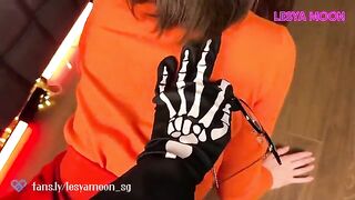 Nerdy teen Velma got fucked by a masked guy on Halloween night