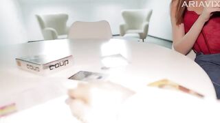 A sexy game with a board brings the guy to fuck with a cute girl
