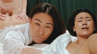 Asian stepmom is too tired, needs your help relaxing