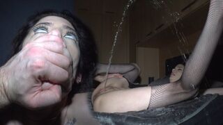 Girl almost hit the ceiling from intense orgasmic convulsions