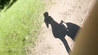 A babe got fucked in the middle of the forest