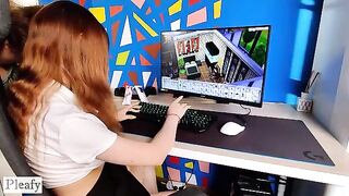 She wanted to play Sims 4 but her boyfriend had other ideas for their time together