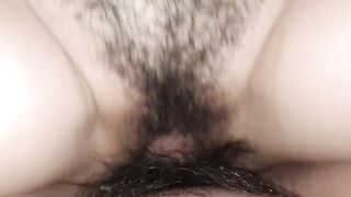 Babe rubs her wet pussy and gets a creamy cumshot inside