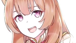 Raphtalia Edging with oil, a sensual treat from True Amateurs!